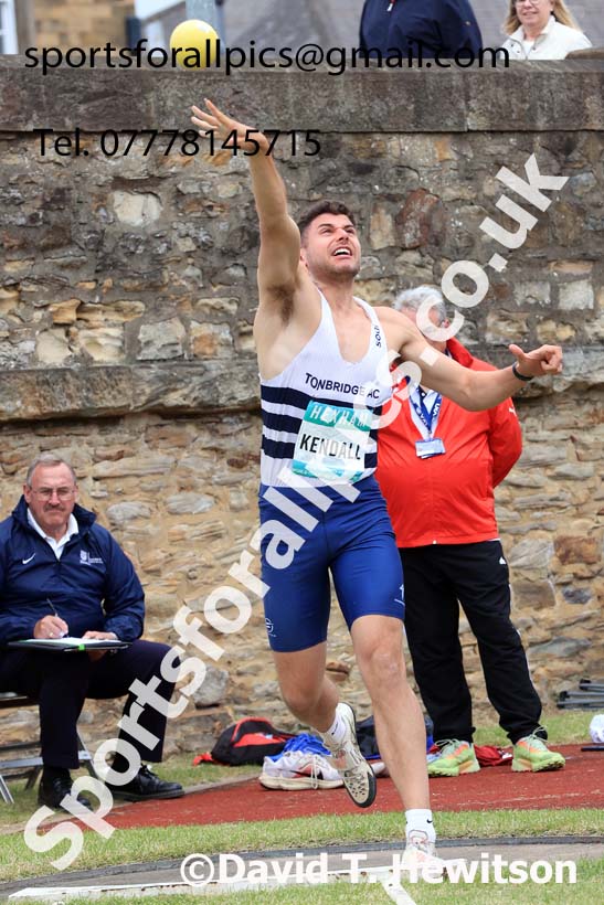 Decathlon Shot Putt, 2024 EAP International Combined events, Hewcham, Northumberland.  Photo: David T. Hewitson/Sports for All Pics